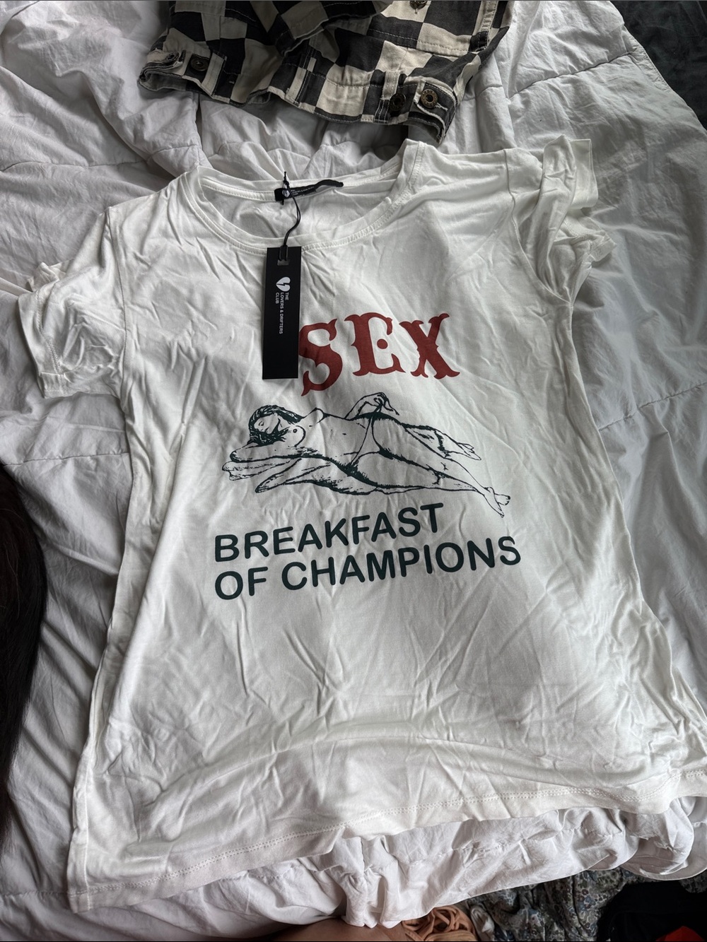 Breakfast of champions Tee- M/L
